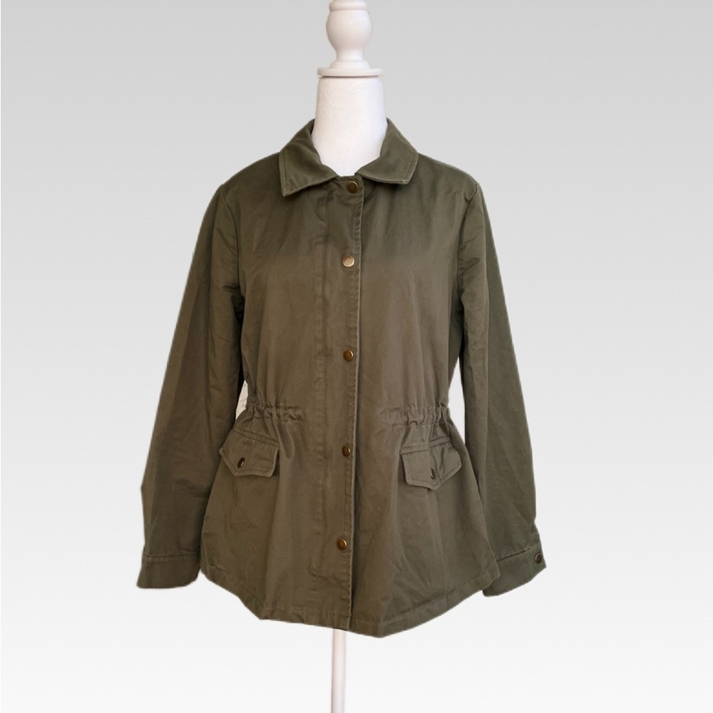 Allegra K olive green Utility Jacket for Women size M
